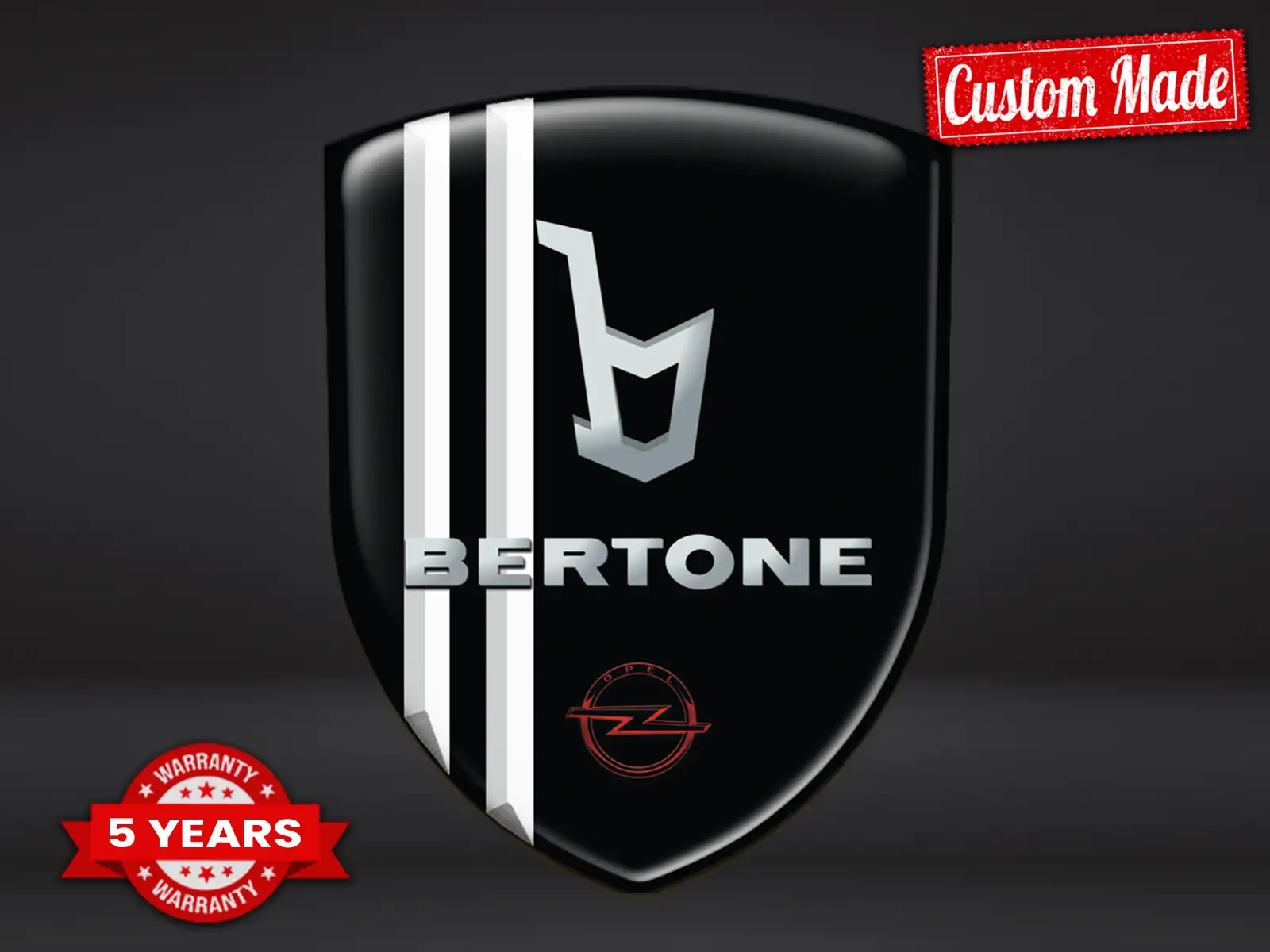 Bertone Adesivi Vetri Auto Sportivi Regolabili Minimali